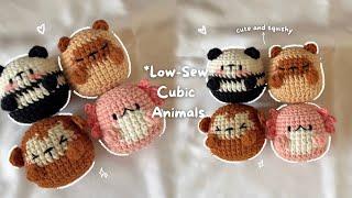 Low-Sew Squishy Animals | A quick to make, step by step crochet tutorial