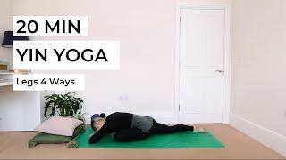 20 MINUTE YIN YOGA | Legs 4 Ways | KATIE SILVER YOGA