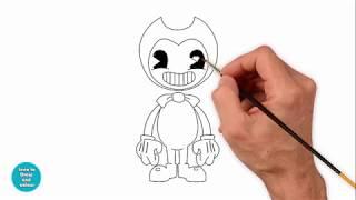 How to Draw Bendy | Bendy and the Ink Machine | Как Нарисовать Бенди поэтапно