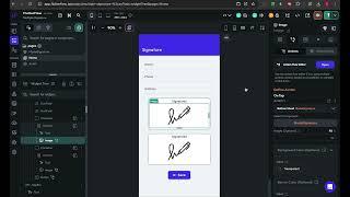Flutterflow issue - handle multiple signature widget