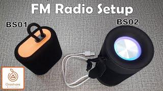 Mitsushi Orashare Radio  How to set up FM Tuner on Bluetooth Speaker