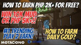 METACENE - HOW TO EARN 2K+ FOR FREE BY PLAYING THE GAME? #1 TRENDING PLAY TO EARN MOBILE PHONE !