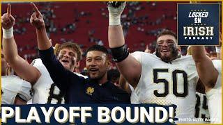 Notre Dame rallies to beat USC and CLINCH a spot in the COLLEGE FOOTBALL PLAYOFF! | REACTION