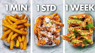 1 Minute vs 1 Stunde vs 1 Woche Pommes