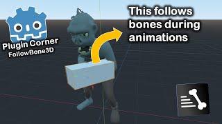 PC: Make a collision shape follow a bone in godot with FollowBone3D