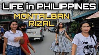 REAL LIFE SCENE in KASIGLAHAN VILLAGE | NICE WALK at RODRIGUEZ MONTALBAN RIZAL PHILIPPINES [4K] 