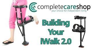 Eliminate Crutch Pain !! - iWALK2.0 Hands Free Crutch - Assembly