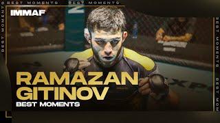 The Best Fights of Ramazan Gitinov in Amateur MMA | IMMAF