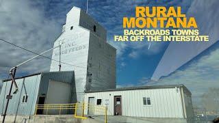 Rural MONTANA: Backroads Towns Far Off The Interstate