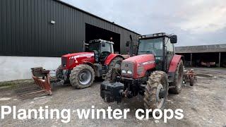 Planting winter wheat and oats