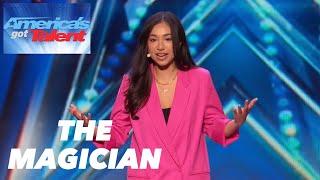 Anna DeGuzman: Magician is SHOCKED by her own MAGIC! | Auditions | AGT 2023