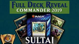 SULTAI MORPH "Faceless Menace" Full Deck Reveal I Commander 2019 I Magic the Gathering EDH