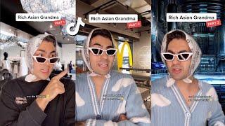 Rich Asian Grandma Justyngee Tiktok Compilation  | @justyngee TikToks