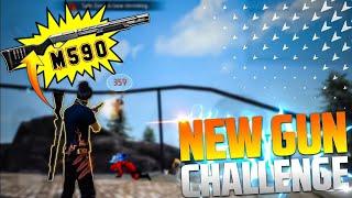 NEW GUN M590  CHALLENGE   IN FREEFIRE MAX || KING OF CHALLENGER IS BACK 