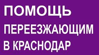 Переезд в #КРАСНОДАР. ПОЧЕМУ МЫ РЕШИЛИ ПОМОГАТЬ ПЕРЕЕЗЖАЮЩИМ В КРАСНОДАР.