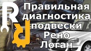 ПРАВИЛЬНЫЙ ОСМОТР ХОДОВОЙ И ПОДВЕСКИ НА РЕНО ЛОГАН, САНДЕРО, ЛАДА ЛАРГУС, НИССАН АЛЬМЕРА#ВИДЕОЛЕКЦИЯ