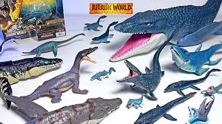 NEW Nothosaurus! VS Mosasaurus & Prehistoric Marine Reptiles Collection! Jurassic World Dinosaurs