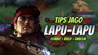 CARA MAIN LAPU-LAPU NERF ! & COMBO LAPU-LAPU + EMBLEM & BUILD TERSAKIT 2023 ! | LAPU-LAPU GAMEPLAY