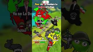 Pov: Irán Le Declara La Gu3rr4 A Tú País ️  #map #geography #countryballs #mapper #mapping #fyp