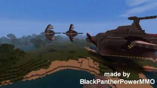 Minecraft - DarkOrbit Goliath by BlackPantherPowerMMO (2:1)