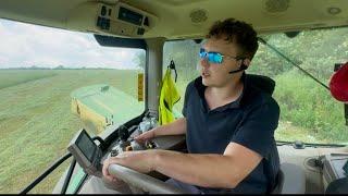 Mowing Silage & New Krone Swadro TC 760 PLUS Twin Rake!