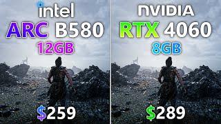 ARC B580 vs RTX 4060 (1440p) - Test in 19 Games