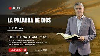 Daily Devotional 1380, by Pastor José Manuel Sierra.