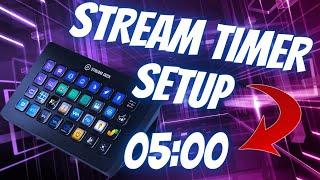 Elgato Stream Deck Timer Button Setup Tutorial for your Starting Soon Livestream Screen