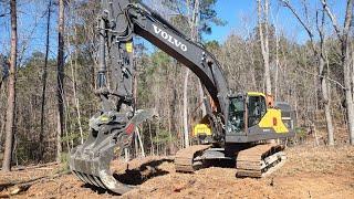 Had To Bring In The Big Volvo 350 To Keep This New Job On Track!