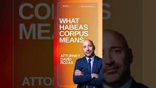 What Habeas Corpus Really Means