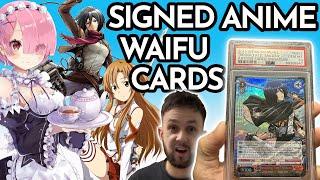 Grading Anime Cards Signed By Their Voice Actors!