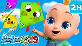 Let's Fly a Kite and more Sing Along Cartoons & Kids Songs from LooLoo Kids Nursery Rhymes