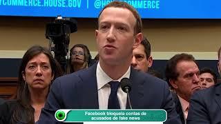 Facebook bloqueia contas de acusados de fake news