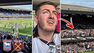 THE MOMENT IPSWICH TOWN PLAYED THEIR LAST PREMIER LEAGUE GAME vs WEST HAM