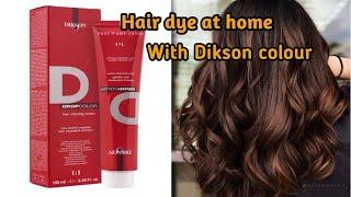 Hair dye at home with Dikson colour||@vlogsbyzarrish