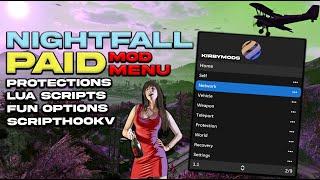 Nightfall Mod Menu For GTA 5 | Showcase