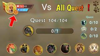 wildcraft LEVEL 1 vs All Quest one by one how much levels we can up after completing all quest 