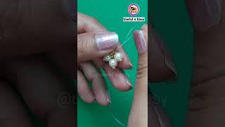 #shorts Easy For Beginners Beads Earrings.Beads Jewelry Making Useful & Easy
