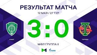 МФЛ. Ахмат - Торпедо. 27-й тур. Группа II. Обзор