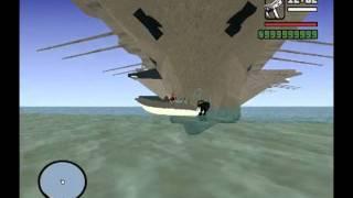 GTA san andreas Aircraft Carrier and Cargoship