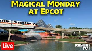 Live: Magical Monday at Epcot - Rides, Shopping & More - Walt Disney World Live Stream