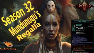 Diablo 3: Season 32 - Witch Doctor - Mundunugu's Regalia Build - Spirit Barrage Guide