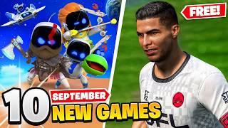 10 New Games September (3 FREE GAMES)