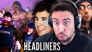 SER REPORTERO DA MIEDO!! | HEADLINERS c/ Willy y Vegetta