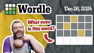 Usually words have letters? | Wordle #1286 (Dec 26, 2024)