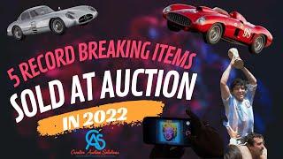 ️5 RIDICULOUSLY EXPENSIVEitems sold at AUCTIONS in 2022
