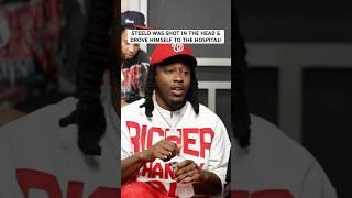 Steelo Juicegod shares the story of getting shot in the head & driving himself to the hospital!