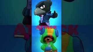 Crow VS Leon #brawl stars