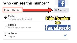 How to Hide Your Phone Number on Facebook in 2020