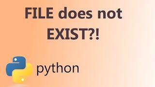 How to Check if a File Exists using Python programming language